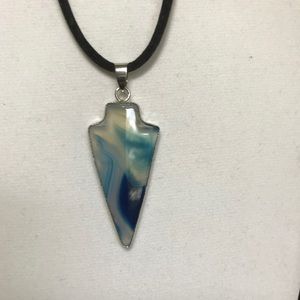Arrowhead Glass Necklace